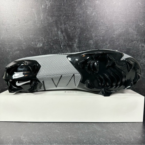 VAPOR EDGE SPEED 360 PHOTON DUST MENS FOOTBALL CLEATS SIZE 14 WHITE GRAY BLACK - Picture 4 of 10